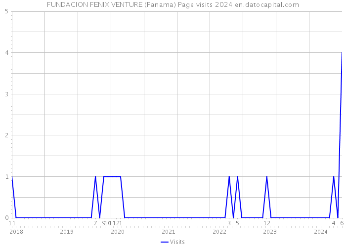 FUNDACION FENIX VENTURE (Panama) Page visits 2024 