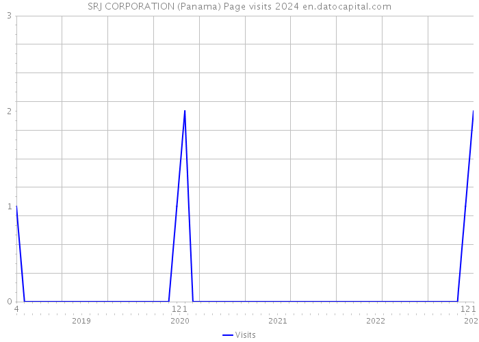 SRJ CORPORATION (Panama) Page visits 2024 