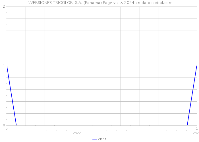 INVERSIONES TRICOLOR, S.A. (Panama) Page visits 2024 