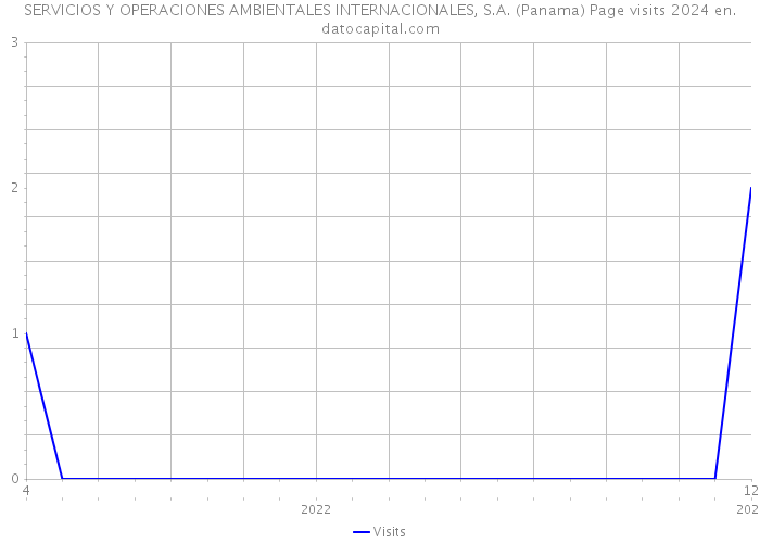 SERVICIOS Y OPERACIONES AMBIENTALES INTERNACIONALES, S.A. (Panama) Page visits 2024 