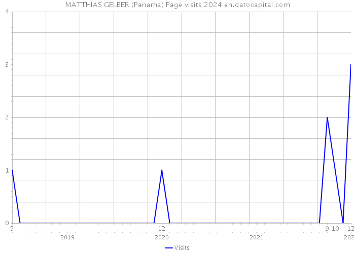 MATTHIAS GELBER (Panama) Page visits 2024 
