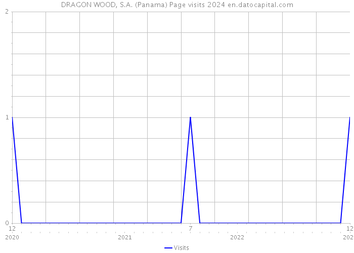 DRAGON WOOD, S.A. (Panama) Page visits 2024 