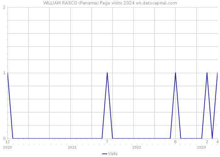 WILLIAM RASCO (Panama) Page visits 2024 