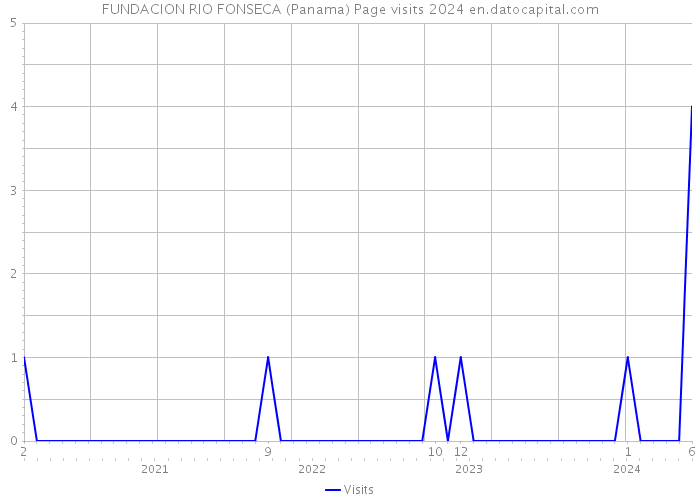 FUNDACION RIO FONSECA (Panama) Page visits 2024 