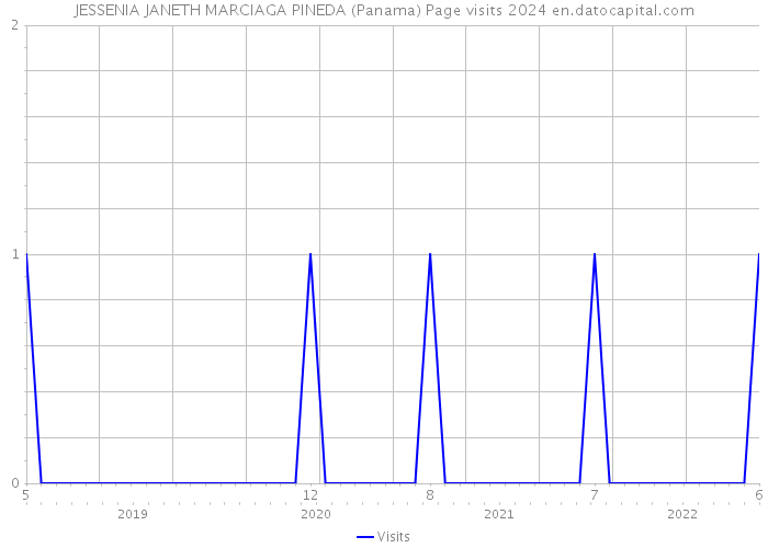 JESSENIA JANETH MARCIAGA PINEDA (Panama) Page visits 2024 