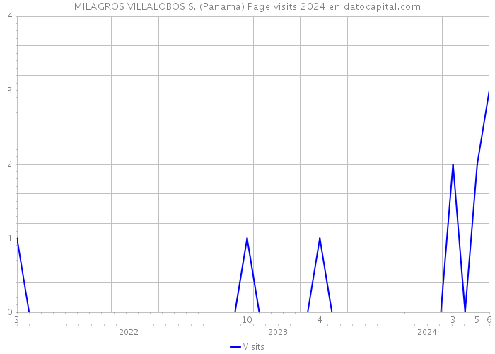 MILAGROS VILLALOBOS S. (Panama) Page visits 2024 