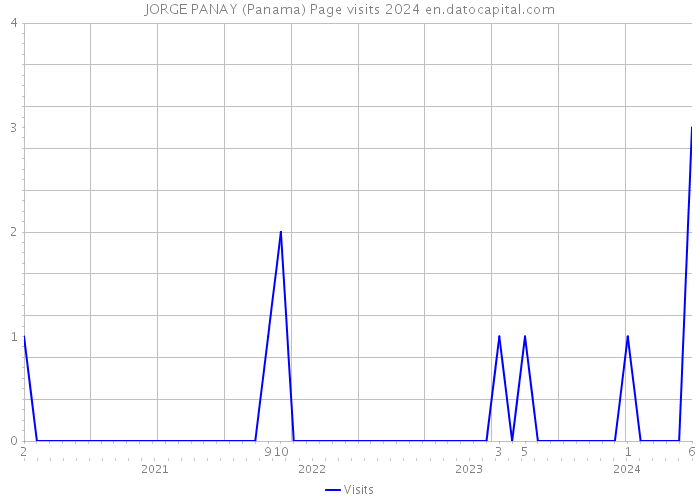 JORGE PANAY (Panama) Page visits 2024 
