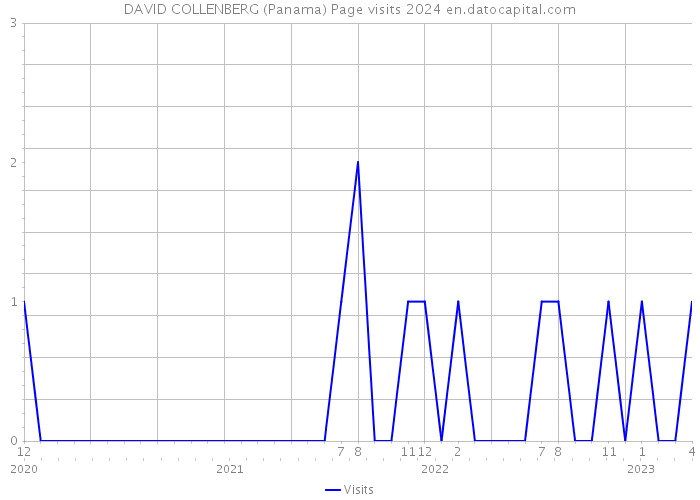 DAVID COLLENBERG (Panama) Page visits 2024 