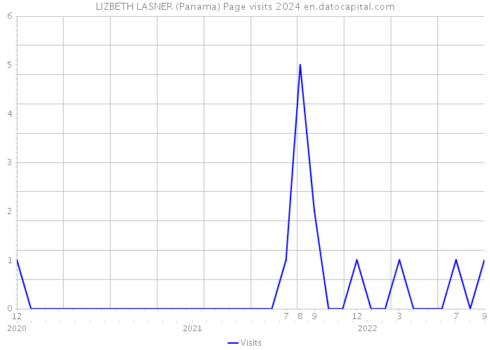 LIZBETH LASNER (Panama) Page visits 2024 