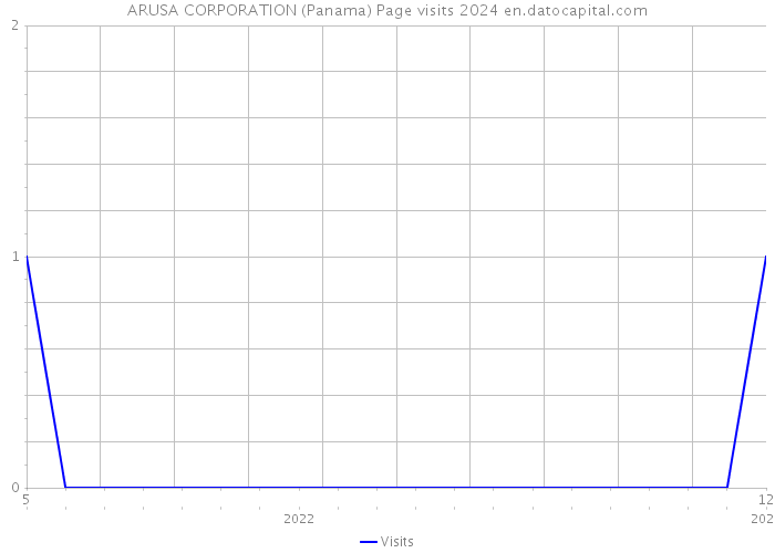 ARUSA CORPORATION (Panama) Page visits 2024 