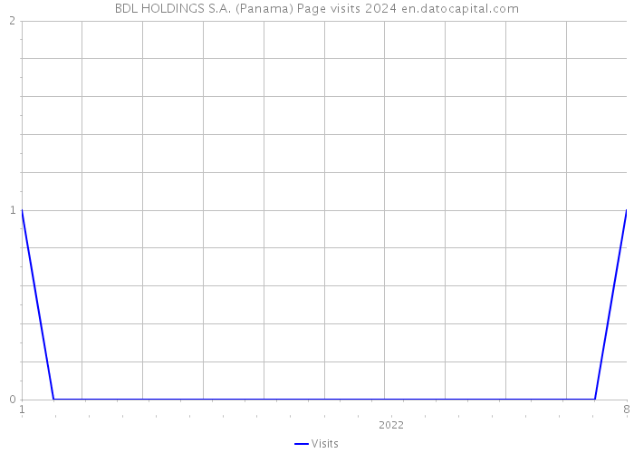 BDL HOLDINGS S.A. (Panama) Page visits 2024 