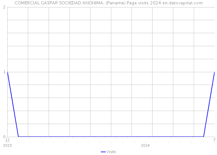 COMERCIAL GASPAR SOCIEDAD ANONIMA. (Panama) Page visits 2024 