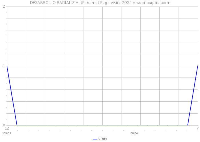 DESARROLLO RADIAL S.A. (Panama) Page visits 2024 
