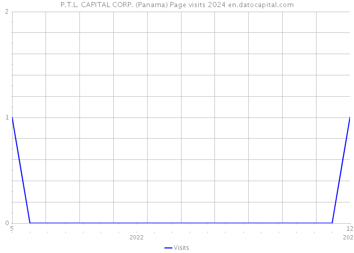 P.T.L. CAPITAL CORP. (Panama) Page visits 2024 