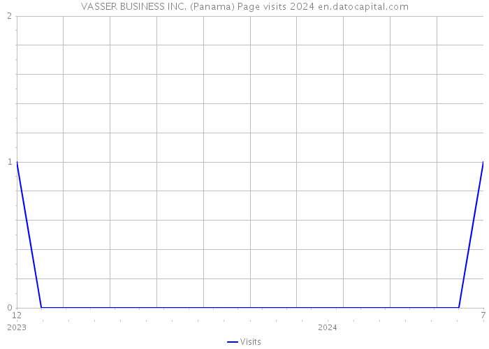 VASSER BUSINESS INC. (Panama) Page visits 2024 