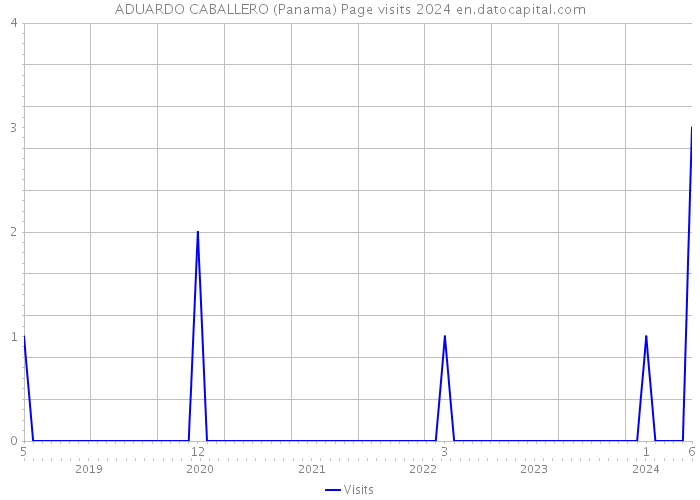 ADUARDO CABALLERO (Panama) Page visits 2024 