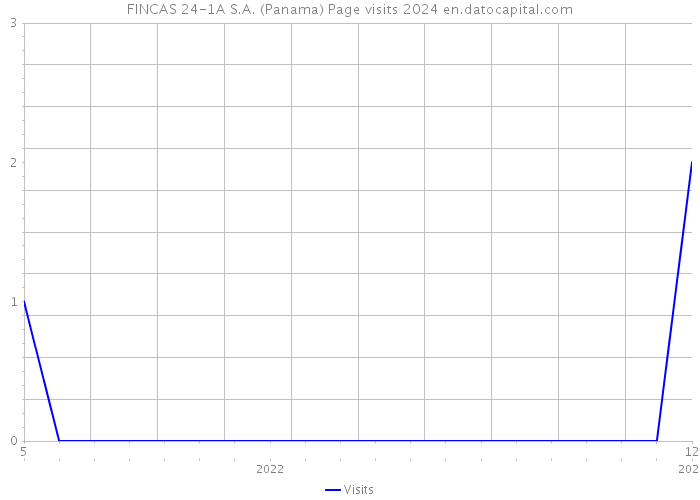 FINCAS 24-1A S.A. (Panama) Page visits 2024 