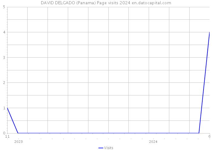 DAVID DELGADO (Panama) Page visits 2024 