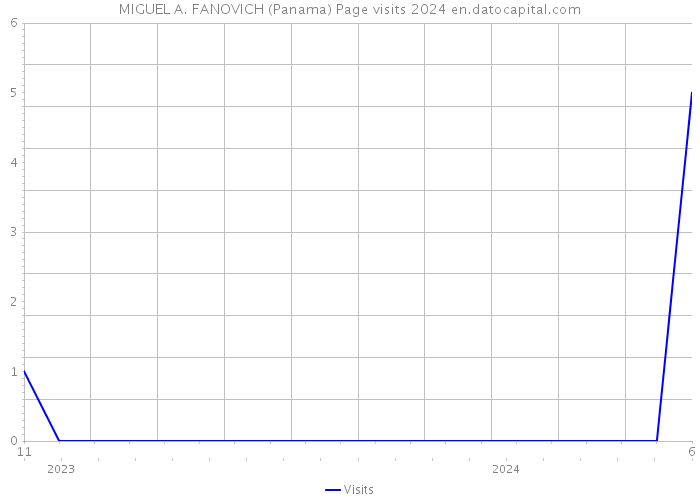MIGUEL A. FANOVICH (Panama) Page visits 2024 