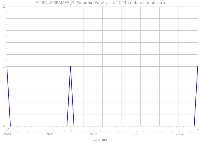 ENRIQUE SPAMER JR (Panama) Page visits 2024 