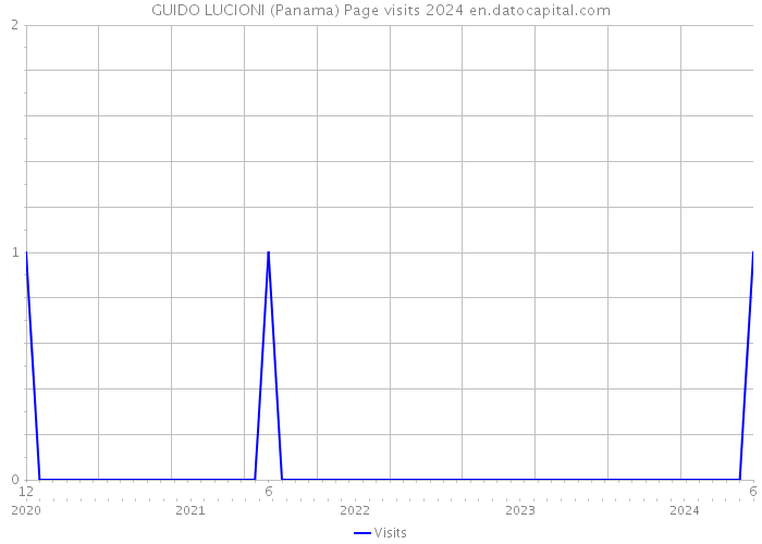GUIDO LUCIONI (Panama) Page visits 2024 