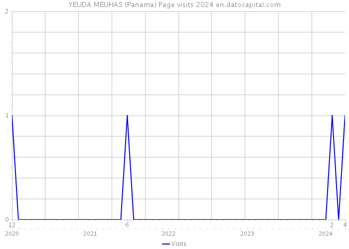 YEUDA MEUHAS (Panama) Page visits 2024 