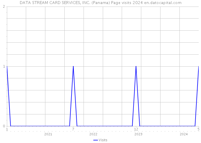 DATA STREAM CARD SERVICES, INC. (Panama) Page visits 2024 