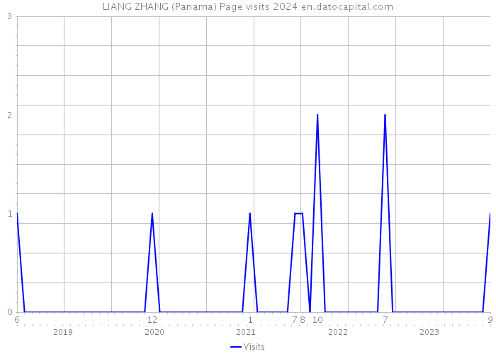 LIANG ZHANG (Panama) Page visits 2024 