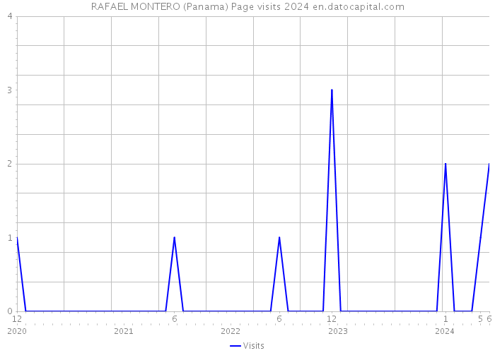 RAFAEL MONTERO (Panama) Page visits 2024 