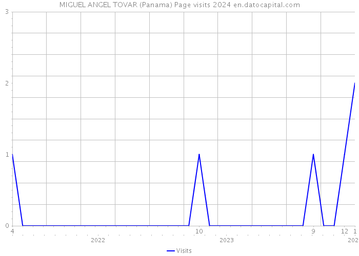 MIGUEL ANGEL TOVAR (Panama) Page visits 2024 