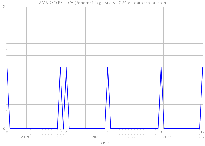 AMADEO PELLICE (Panama) Page visits 2024 
