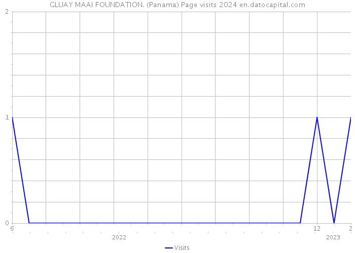 GLUAY MAAI FOUNDATION. (Panama) Page visits 2024 