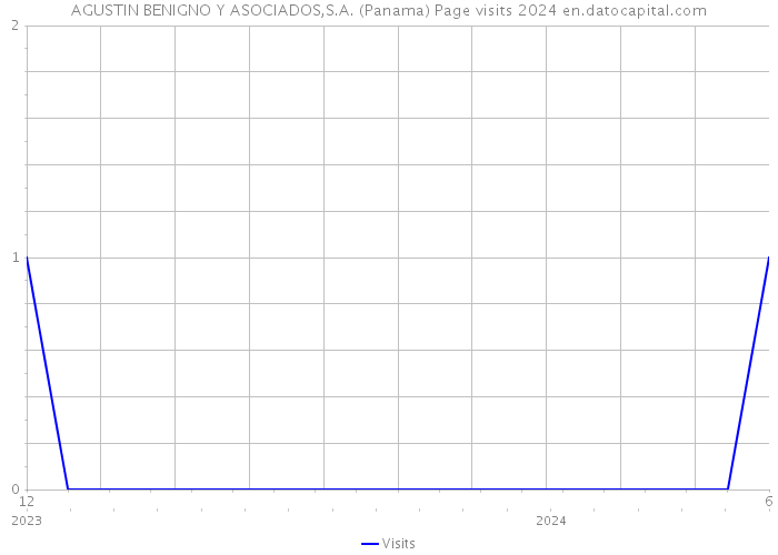 AGUSTIN BENIGNO Y ASOCIADOS,S.A. (Panama) Page visits 2024 
