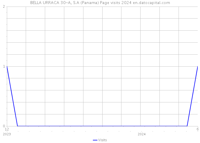 BELLA URRACA 30-A, S.A (Panama) Page visits 2024 