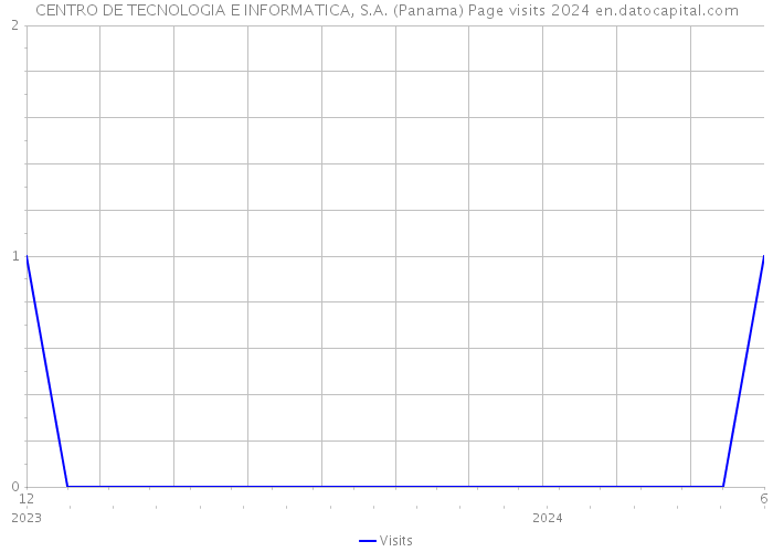 CENTRO DE TECNOLOGIA E INFORMATICA, S.A. (Panama) Page visits 2024 