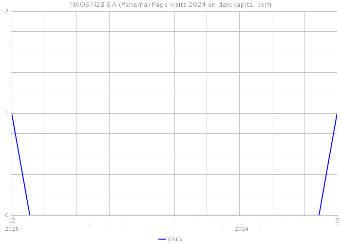 NAOS N2B S.A (Panama) Page visits 2024 