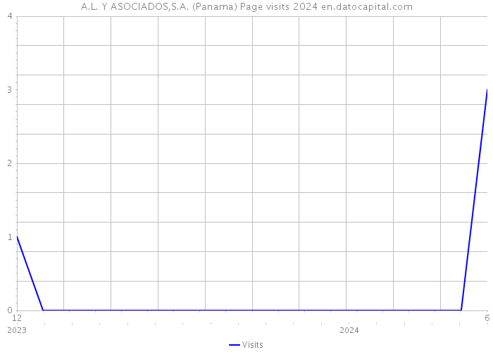 A.L. Y ASOCIADOS,S.A. (Panama) Page visits 2024 