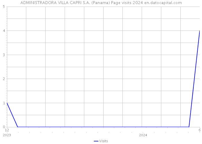 ADMINISTRADORA VILLA CAPRI S.A. (Panama) Page visits 2024 
