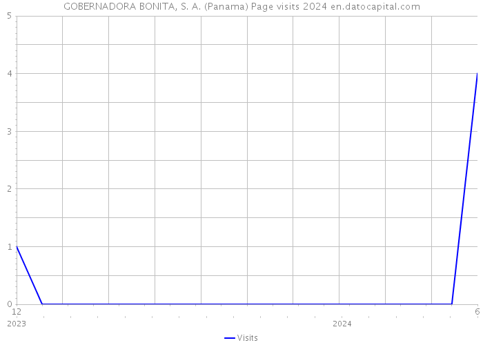 GOBERNADORA BONITA, S. A. (Panama) Page visits 2024 