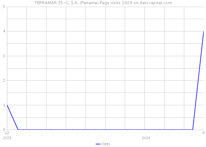 TERRAMAR 35-C, S.A. (Panama) Page visits 2024 