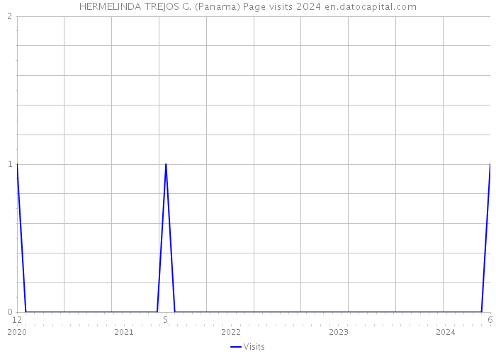 HERMELINDA TREJOS G. (Panama) Page visits 2024 