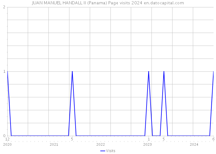 JUAN MANUEL HANDALL II (Panama) Page visits 2024 