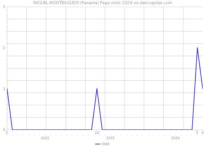 MIGUEL MONTEAGUDO (Panama) Page visits 2024 