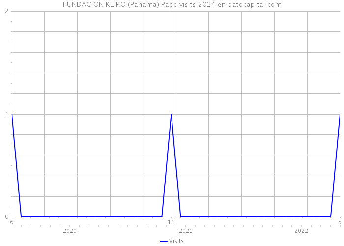 FUNDACION KEIRO (Panama) Page visits 2024 