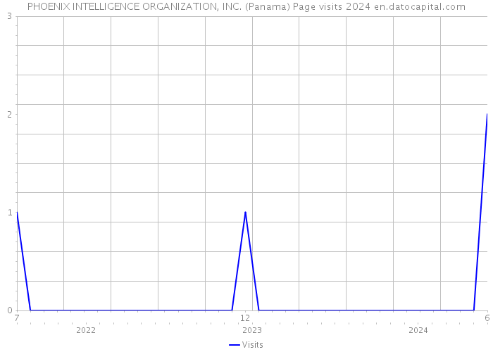 PHOENIX INTELLIGENCE ORGANIZATION, INC. (Panama) Page visits 2024 