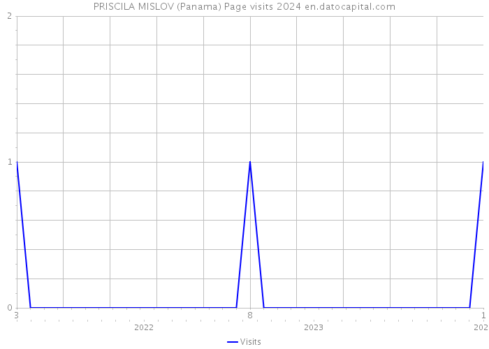 PRISCILA MISLOV (Panama) Page visits 2024 