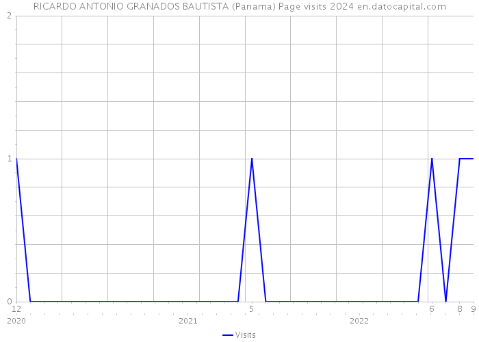 RICARDO ANTONIO GRANADOS BAUTISTA (Panama) Page visits 2024 