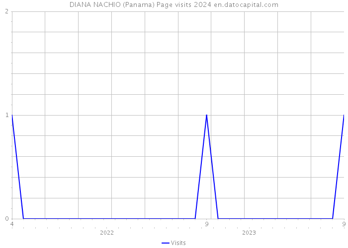 DIANA NACHIO (Panama) Page visits 2024 