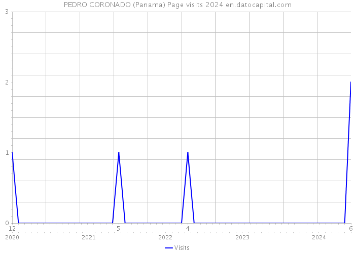 PEDRO CORONADO (Panama) Page visits 2024 
