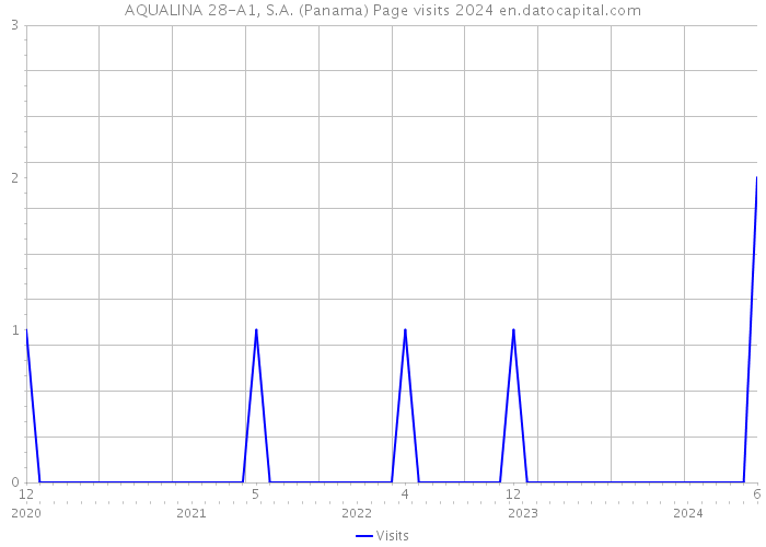 AQUALINA 28-A1, S.A. (Panama) Page visits 2024 